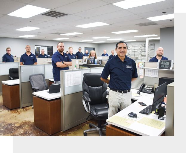 commercial landscaping team at prestonwood landscape services